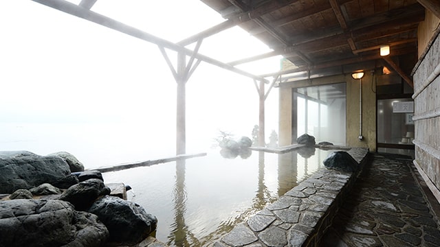 くつろぎの宿うみあかり 露天風呂