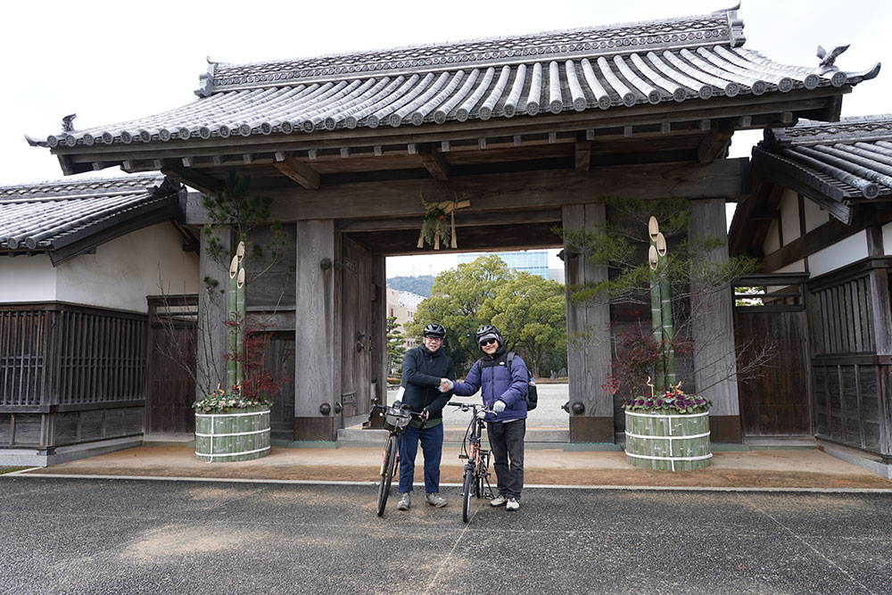 徳島市内をサイクリング