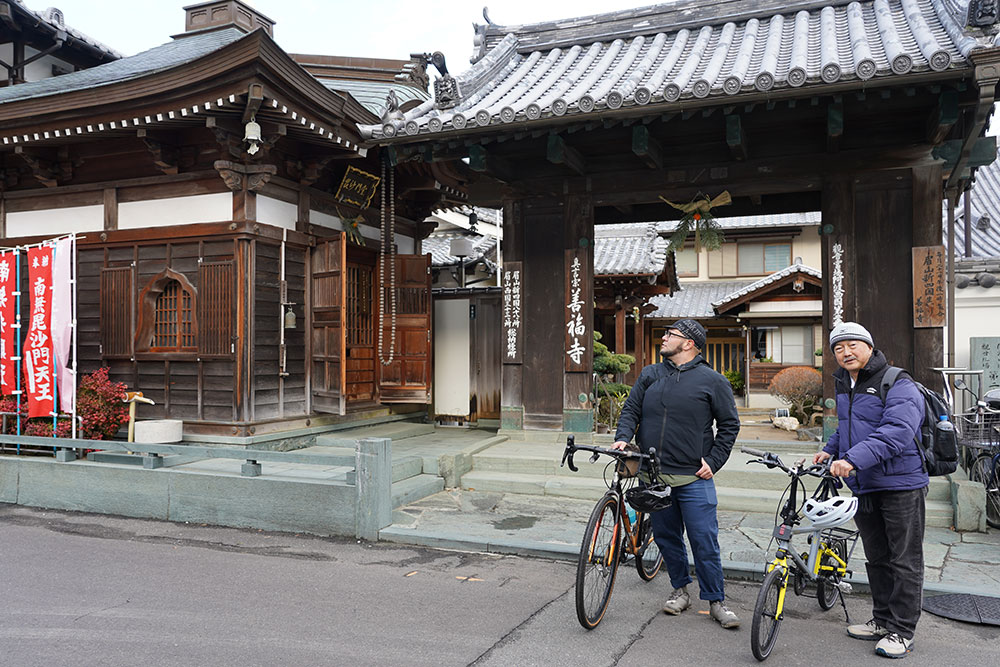 徳島市内をサイクリング