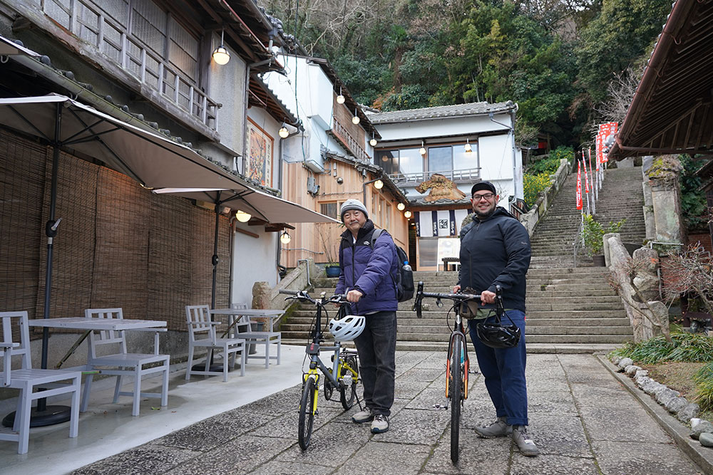 徳島市内をサイクリング